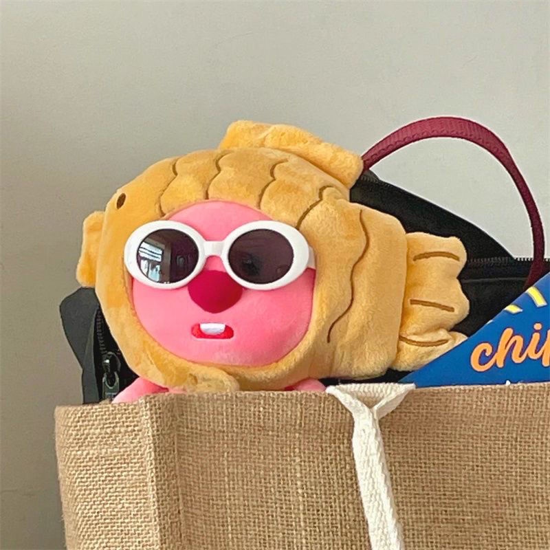Búp Bê Taiyaki Taiyaki Màu Hồng Dễ Thương Dùng Để Trang Trí Túi Xách
