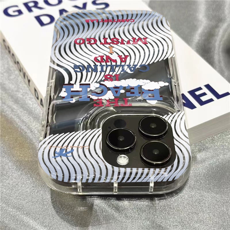 Ốp Điện Thoại Mềm Trong Suốt In Chữ Tiếng Anh Dễ Thương Cho Iphone 14Promax 1312 / 11 7 / 8plus xr / sins QKQX