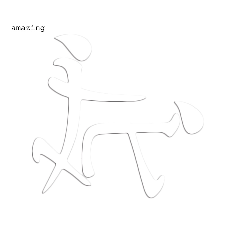 Đề Can Dán Trang Trí Xe Hơi / Xe Tải Kanji Sex Phong Cách Trung Hoa Vui Nhộn