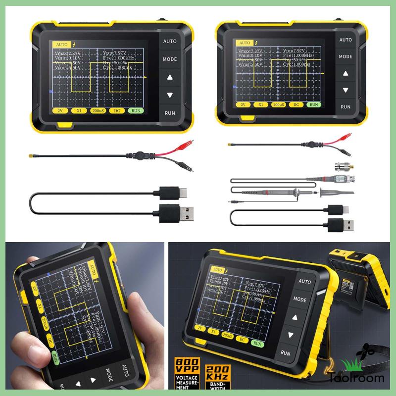 Máy Đo Dao Động Kỹ Thuật Số Cầm Tay 200KHz 400V Dùng Sửa Chữa Điện Tử DIY