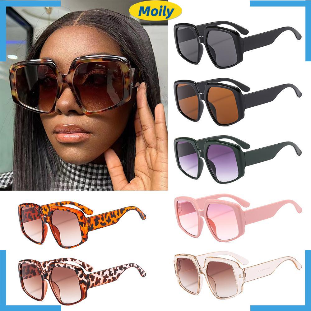 MOILYVN Kính Mát Oversized Thời Trang Vintage Cho Nữ