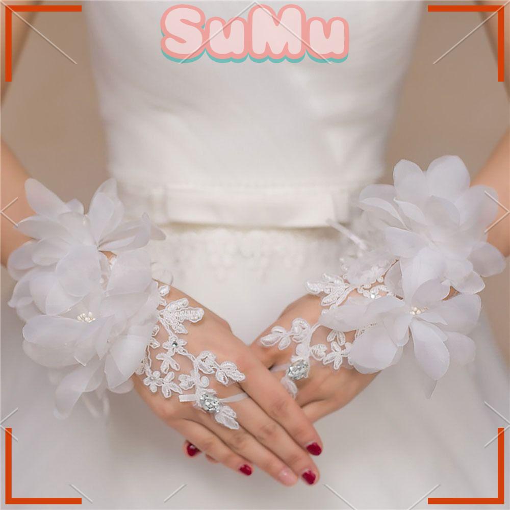 SUMU Găng Tay Màu Sắc Thời Trang Xinh Xắn Cho Nữ