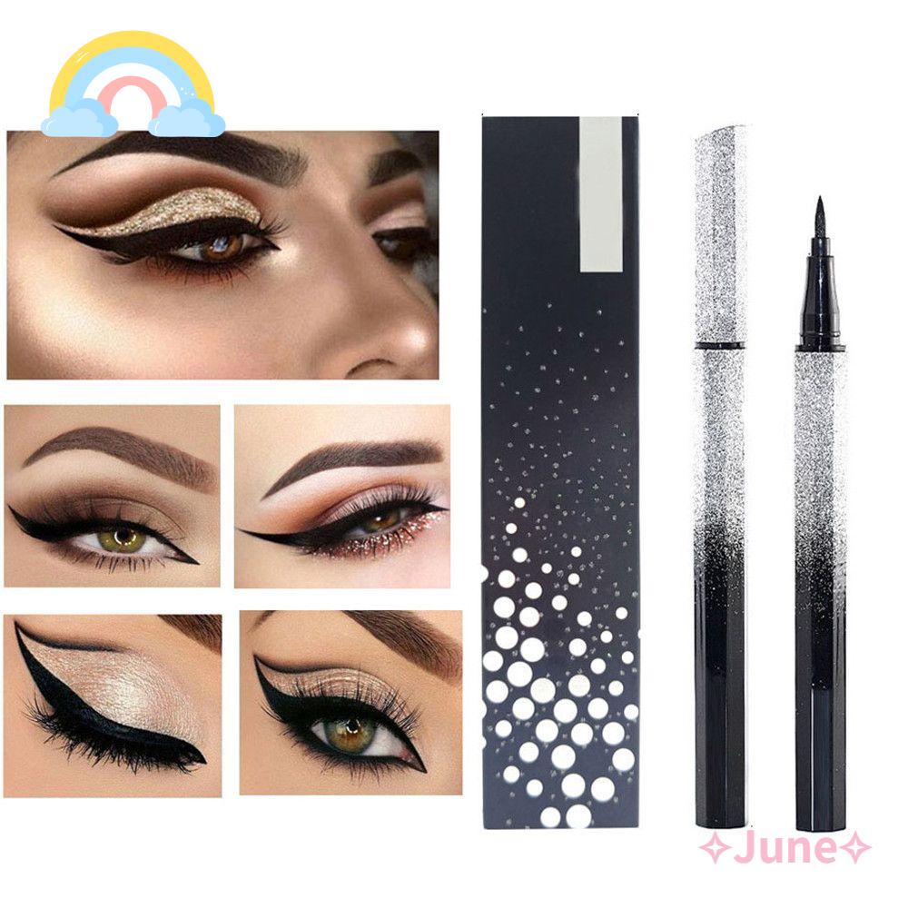JUNE Bút Kẻ Mắt Dạng Lỏng 5D Chống Thấm Nước Trang Điểm Mượt Mà