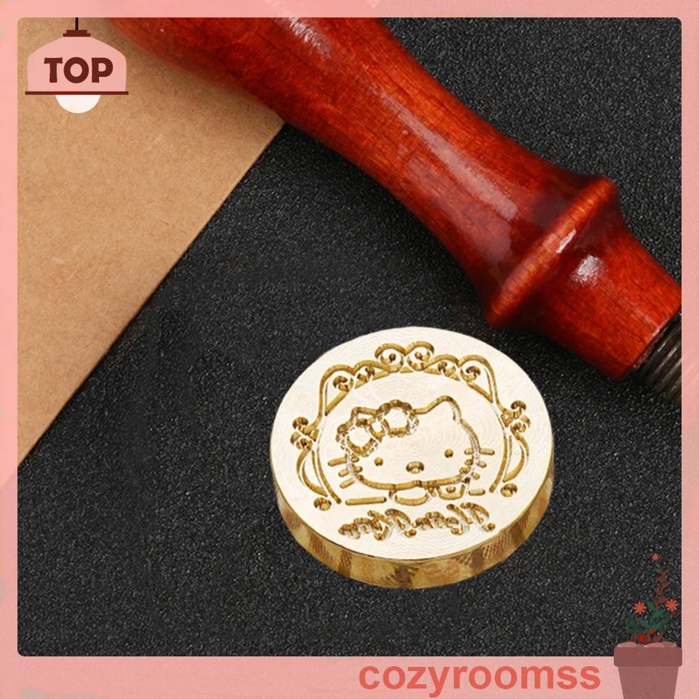 Con Dấu Hình Tròn Họa Tiết Động Vật Nhỏ Tự Trang Trí Thiệp Cưới