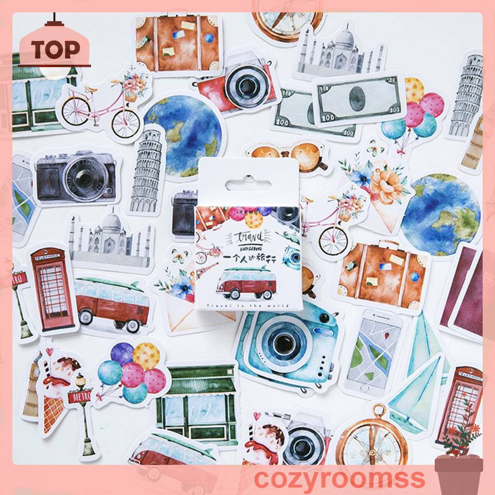 Hộp 46 Hình Dán One Person Trang Trí Sổ Tay DIY