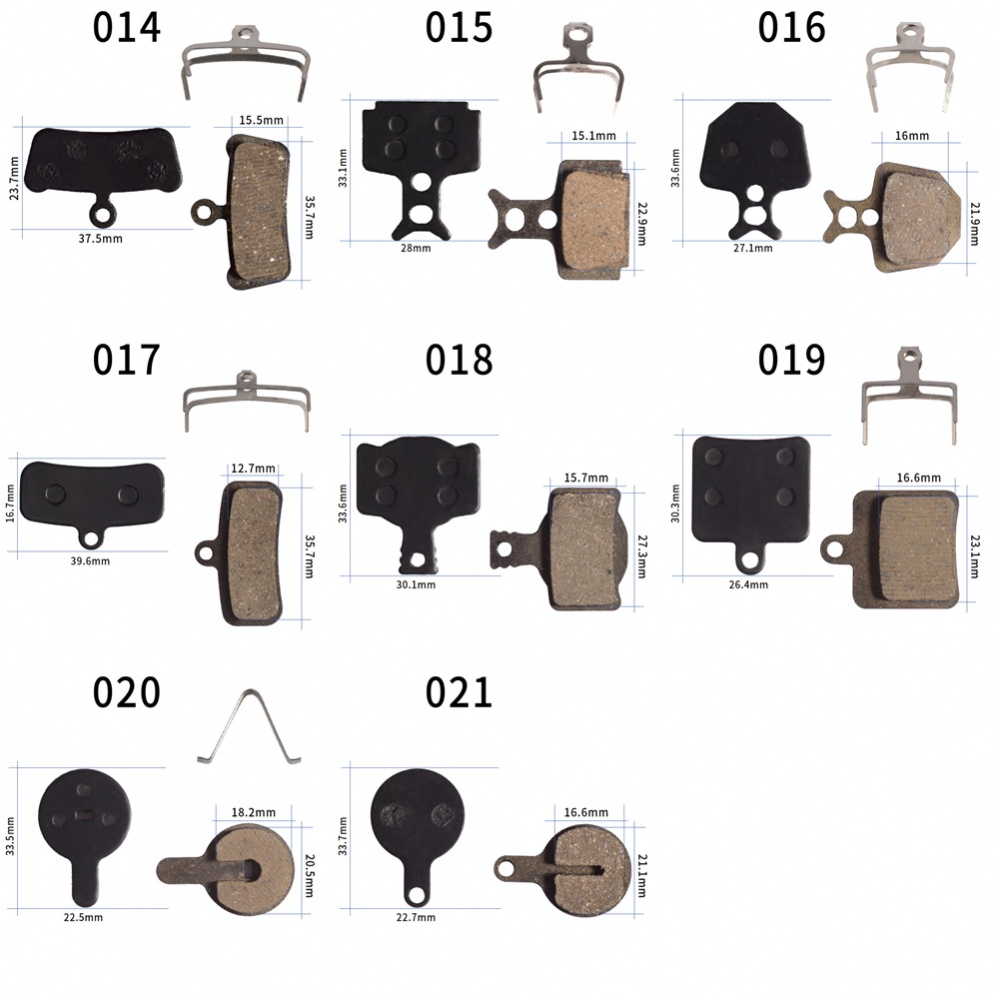 1 Bộ Đĩa Xe Đạp Nhựa Resin Kim Loại Chịu Nhiệt Độ Cao Nhiều Kiểu Dáng