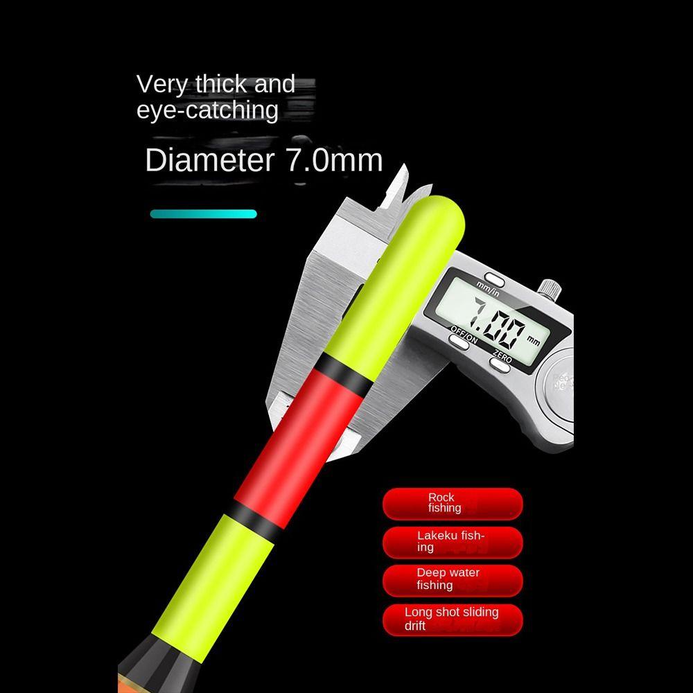 Phao Câu Cá Dạng Ống Chống Trượt Tiện Dụng Chuông Báo Cá Cắn Câu Đuôi Dài Chuyên Dụng