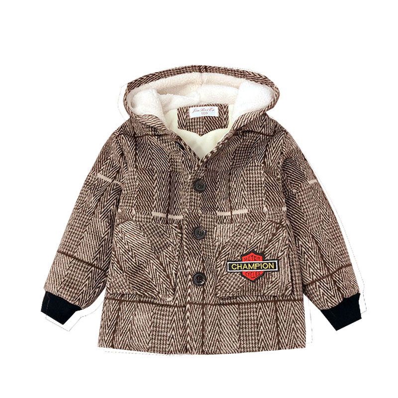 Áo Khoác Len Dày Dặn Thời Trang Thu Đông Dành Cho Bé Trai