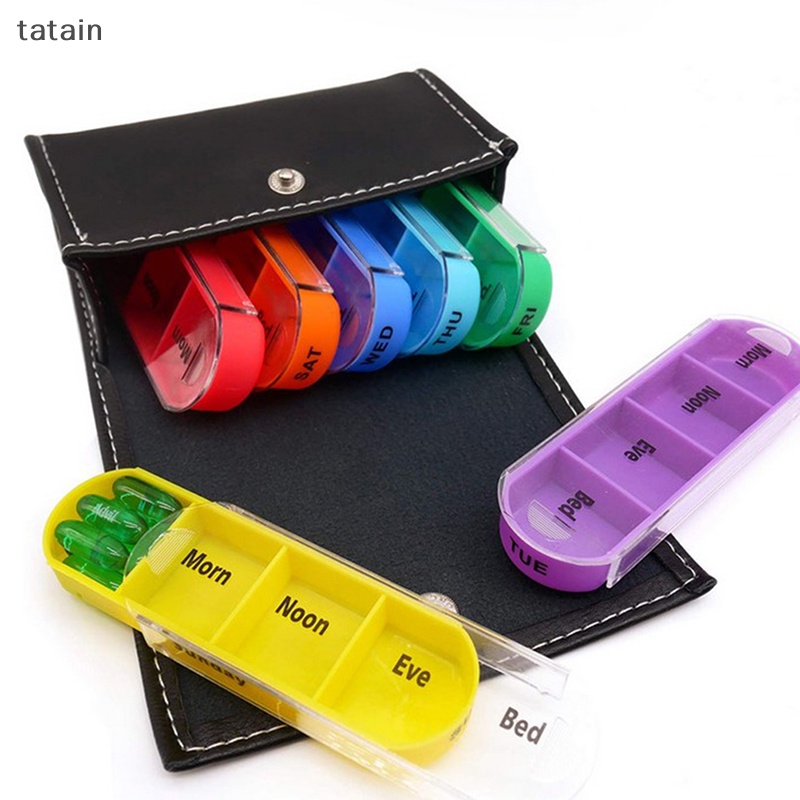 Hộp Đựng Thuốc 28 Ngăn Tiện Lợi Khi Đi Du Lịch