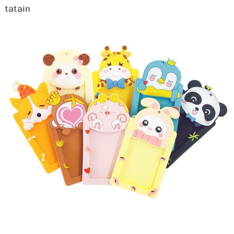 Ví Silicon Đựng Thẻ ID / Chìa Khóa Họa Tiết Hoạt Hình Dễ Thương