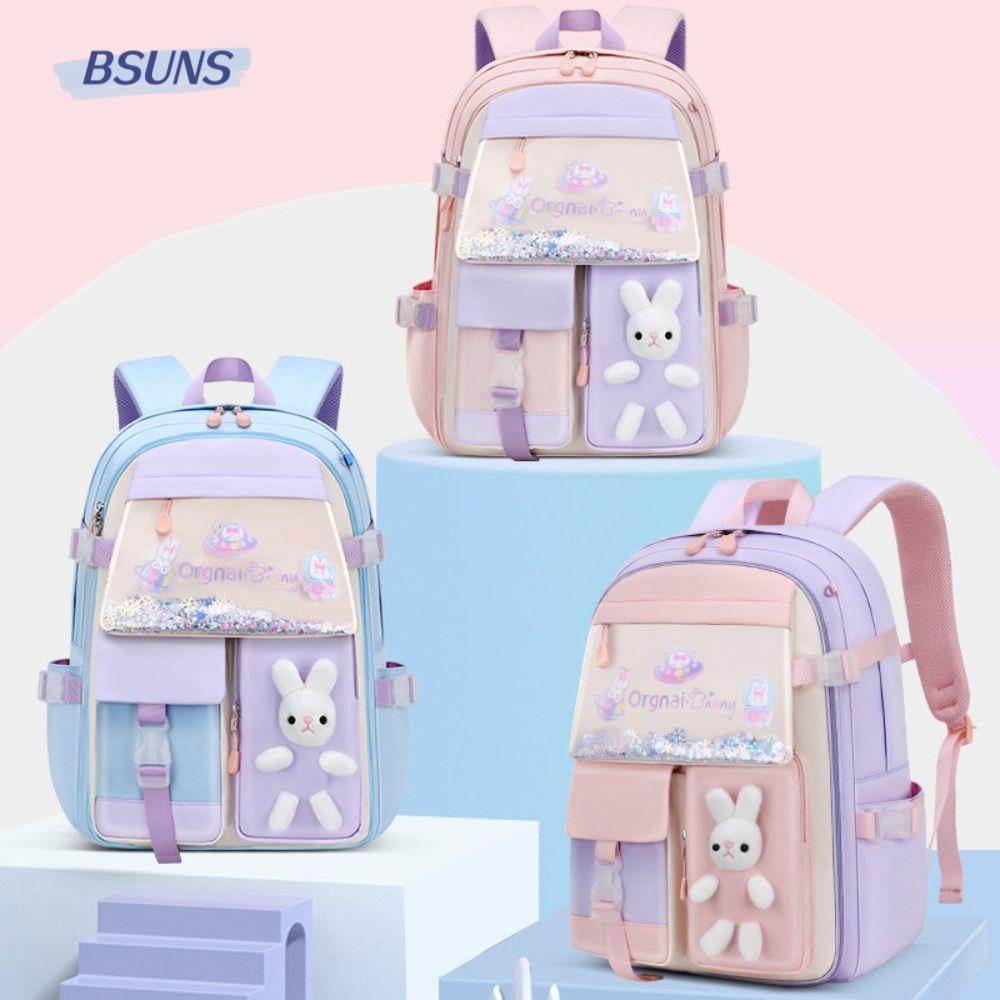 Ba Lô Đi Học Bằng Nylon Nhẹ Sức Chứa Lớn Họa Tiết Hoạt Hình Thời Trang Cho Trẻ Mẫu Giáo