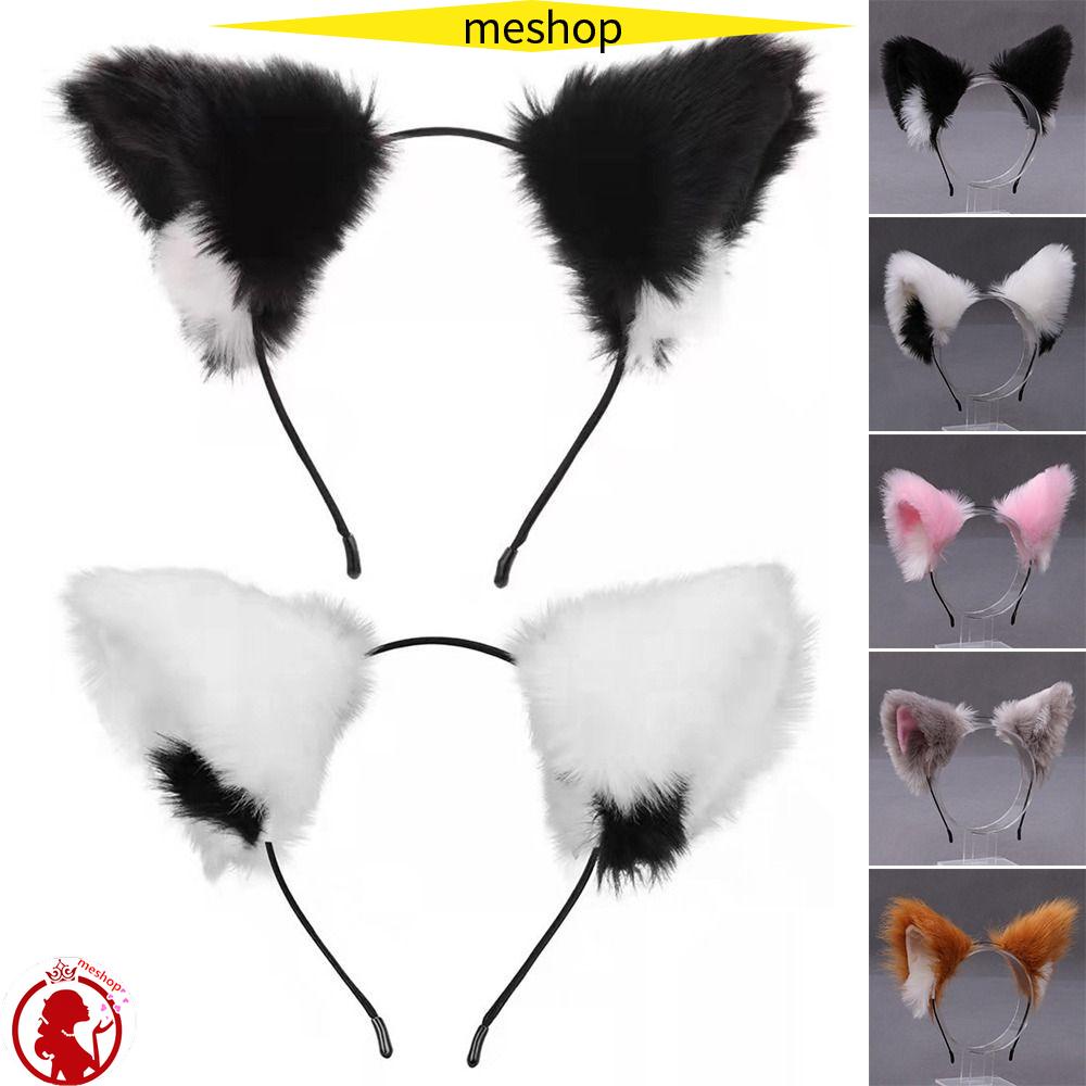 Băng Đô Tai Mèo Lông Xù Xinh Xắn Thời Trang