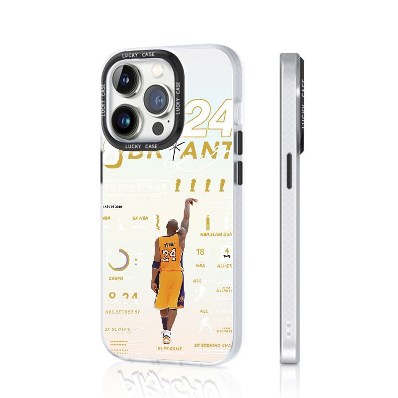 Ốp Điện Thoại Màu Trơn Laser In Chữ TUSA Kobe IMD1314 Cho Iphonexr12678Plus