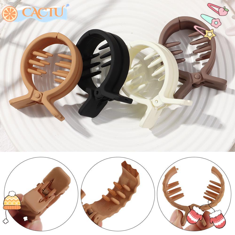 CACTU Kẹp Tóc Đuôi Ngựa Phong Cách Thời Trang Hàn Quốc