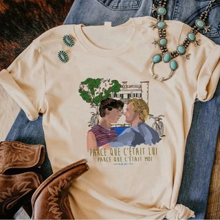 Áo thun nữ in chữ call me by your name