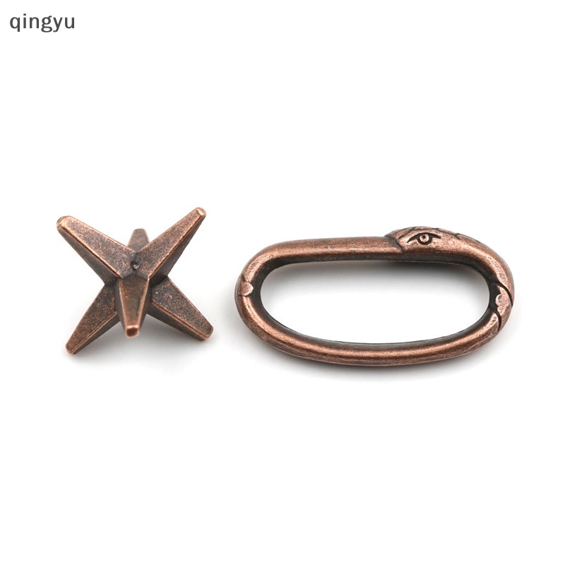 Đồ Chơi Xếp Hình Bằng Kim Loại Cổ Điển Phát Triển IQ Cho Người Lớn Và Trẻ Em