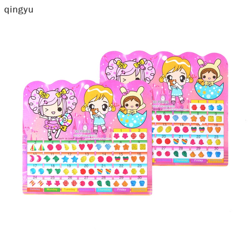 1 Tấm Sticker Dán Trang Sức Đính Đá Nhiều Màu Sắc Thời Trang Dành Cho Trẻ Em