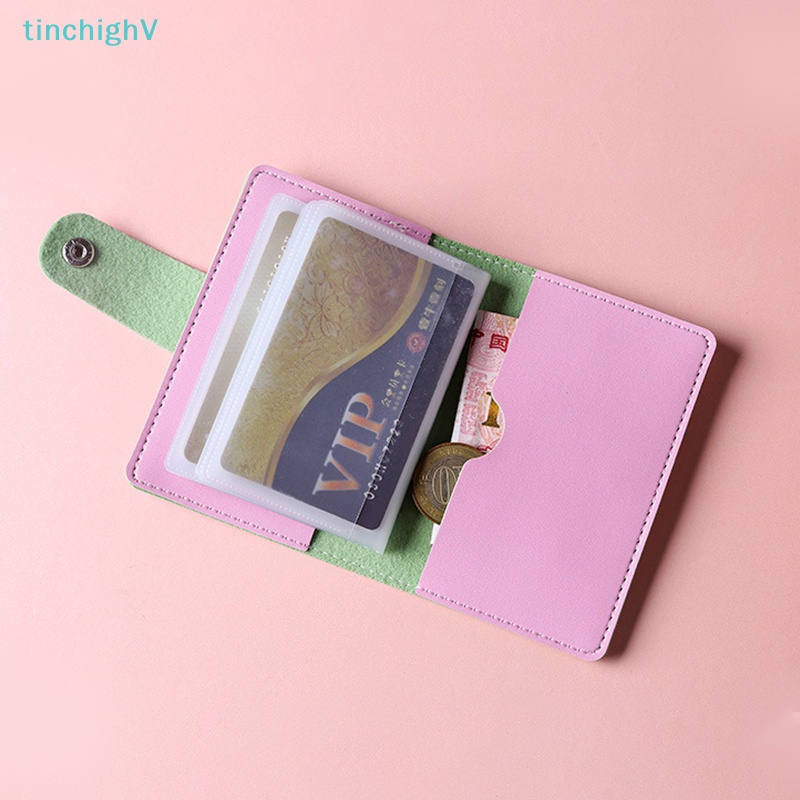 Ví Da PU 26 Ngăn Đựng Thẻ ID / Tên / Danh Thiếp Họa Tiết Động Vật / Trái Cây Dễ Thương