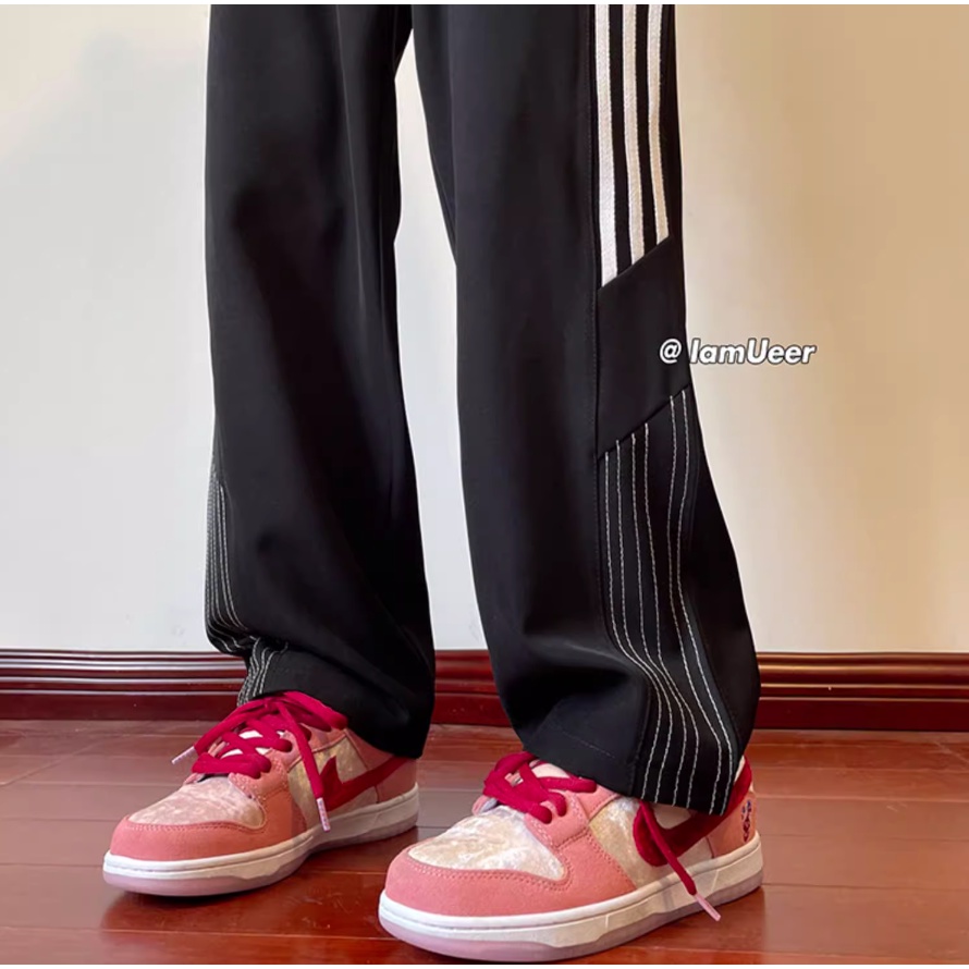 Quần Dài Vải Lụa Lạnh Mỏng Nhanh Khô Ống Rộng Thời Trang Mùa Hè Cho Nam