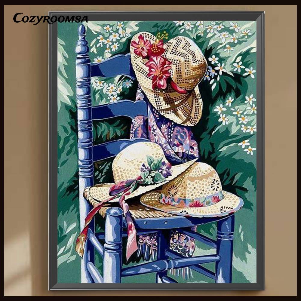 Tranh Đính Đá Kim Cương Toàn Bộ 5D DIY Hình Vẽ Nón