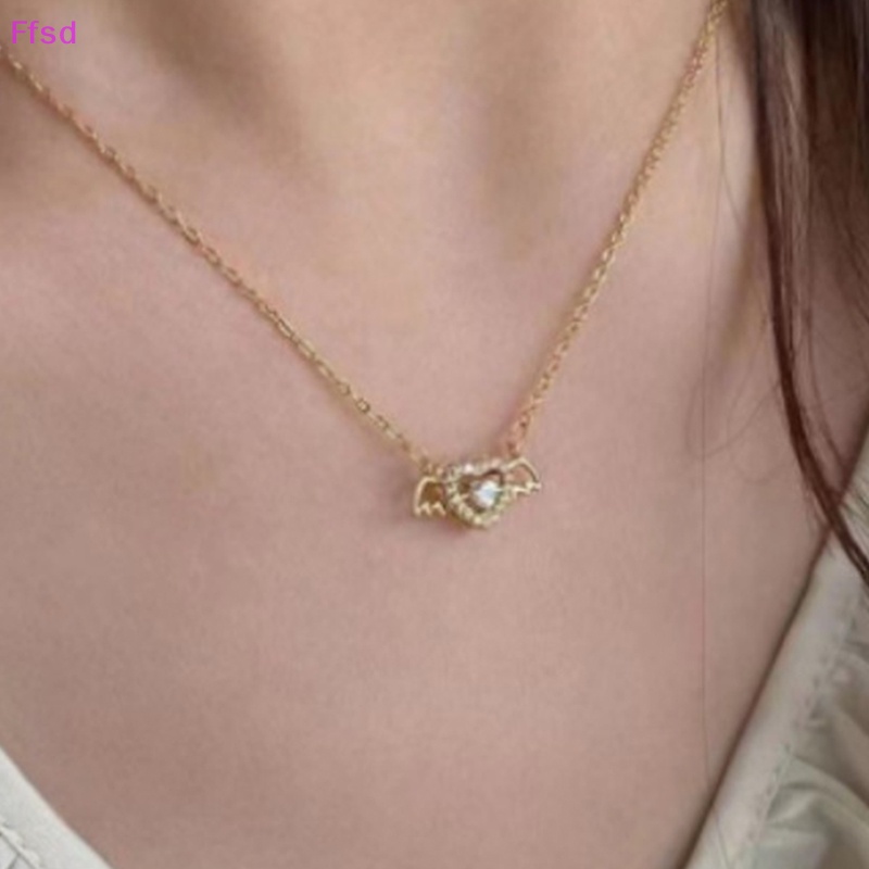 {Ffsd} Vòng cổ Vàng Zircon Thanh Lịch Thời Trang Mới Phù Hợp Làm Quà Cưới Dành Cho Nữ