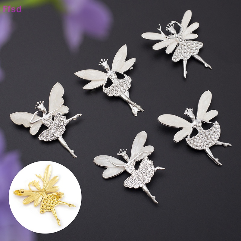 {Ffsd} Ghim Cài Áo Hình Cô Gái Múa Ba Lê Đính Đá Sáng Tạo Đẹp Mắt Cho Nữ