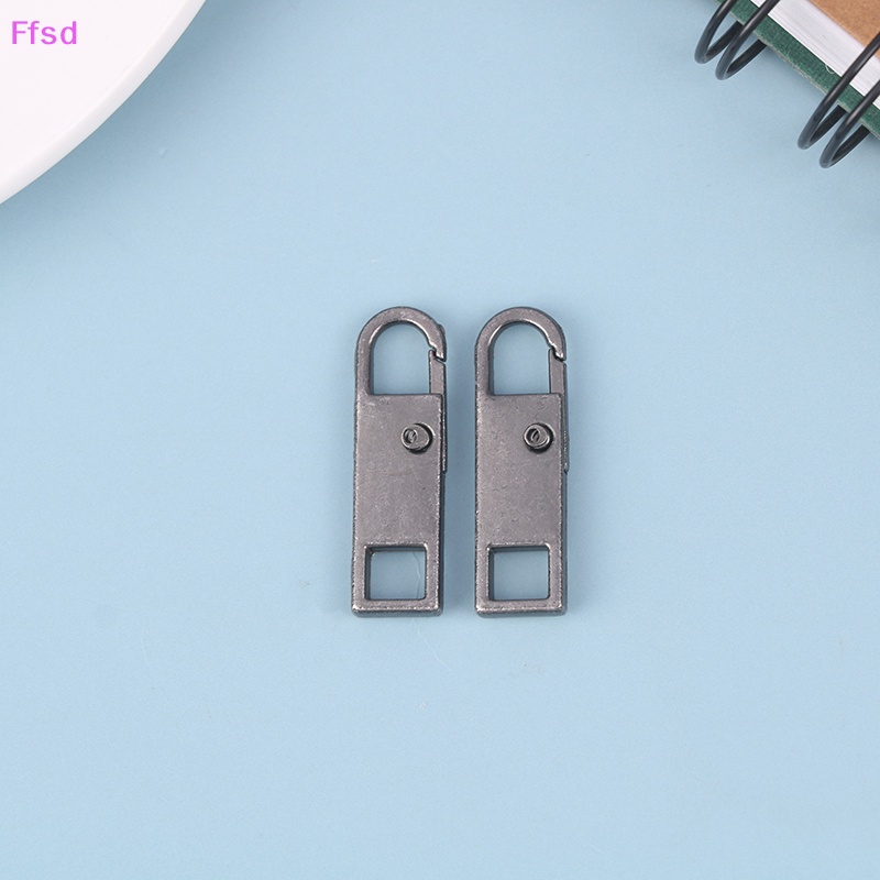 {Ffsd} Set 2 Dây Kéo Kim Loại Gắn Túi Xách Giày Bốt Có Thể Tháo Rời * Bán Chạy