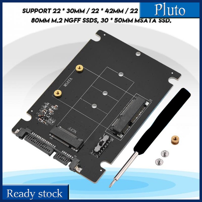 Mới Card Chuyển Đổi Ổ Cứng Ssd mSATA M.2 Sang SATA III