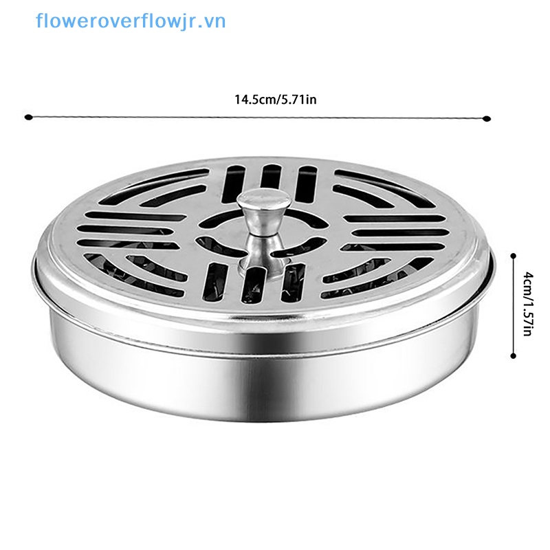 Khay Đựng Nhang Muỗi / Côn Trùng Thiết Kế Nhỏ Gọn Kèm Vỏ Bọc Tiện Dụng Cho Gia