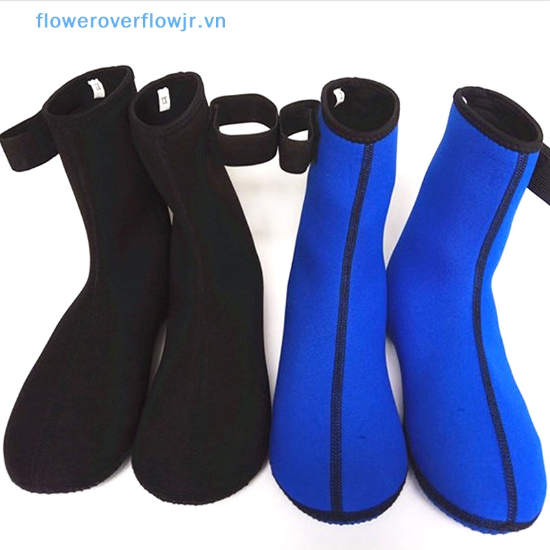 Giày Bốt Đi Biển / Lặn Dày 3mm Bằng Cao Su Tổng Hợp Chống Trượt