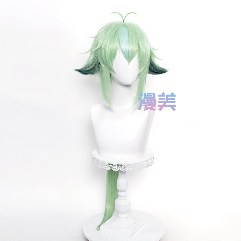 Tóc giả Manmei bằng sợi tổng hợp 85cm hóa trang nhân vật anime Genshin Impact