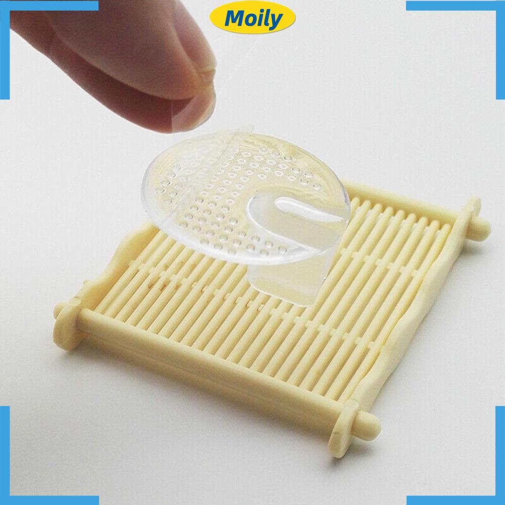 MOILYVN Set 6 Cặp Đệm Bảo Vệ Ngón Chân Chống Mòn Chống Trượt Bằng Chất Liệu Silica Gel Trong Suốt