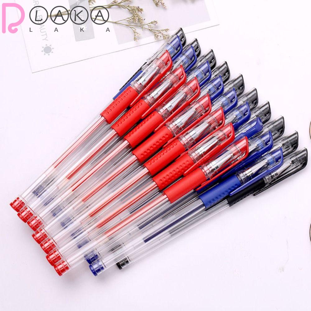 LAKAMIER Bút Mực Gel Ngòi 0.5mm Màu Đen / Xanh Dương / Đỏ