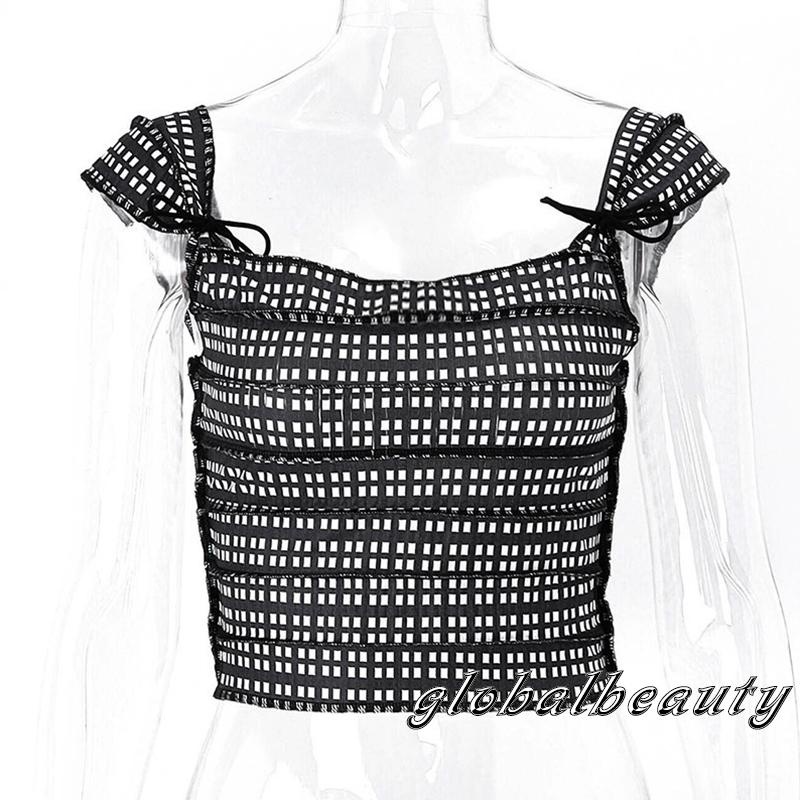 Áo Hai Dây Cổ Vuông In Họa Tiết Thời Trang Mùa Hè Cho Nữ