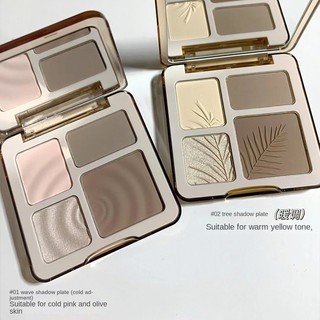 Bảng phấn bắt sáng / tạo khối / má hồng muge leen 3d kết cấu lì