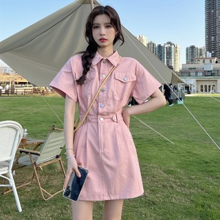 Đầm polo Tay Ngắn Dáng Ôm Phong Cách Hàn Quốc Thời Trang Cho Nữ