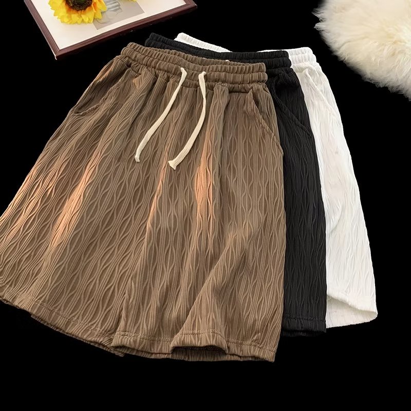 Quần Short Ống Rộng Phong Cách Retro Đường Phố Mỹ Thời Trang Mùa Hè Cho Nam