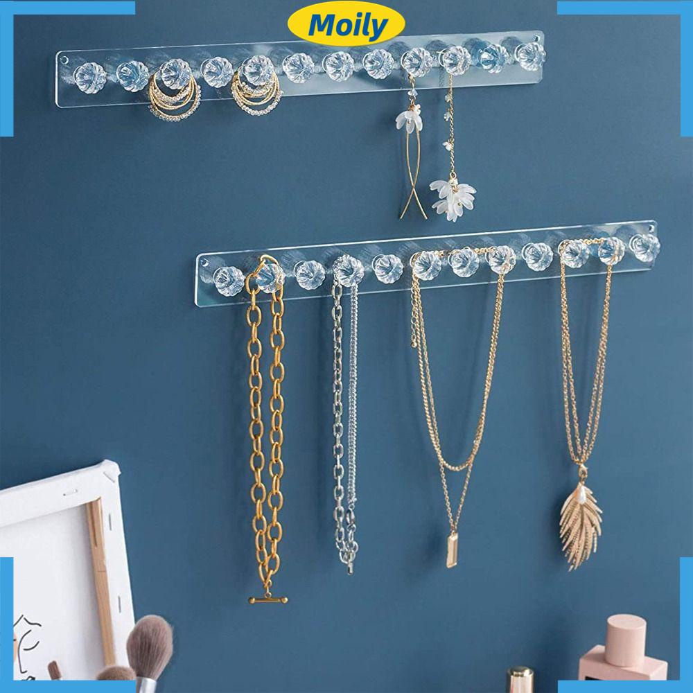 MOILYVN Giá Đựng Trang Sức Bằng Acrylic Trong Suốt Chất Lượng Cao