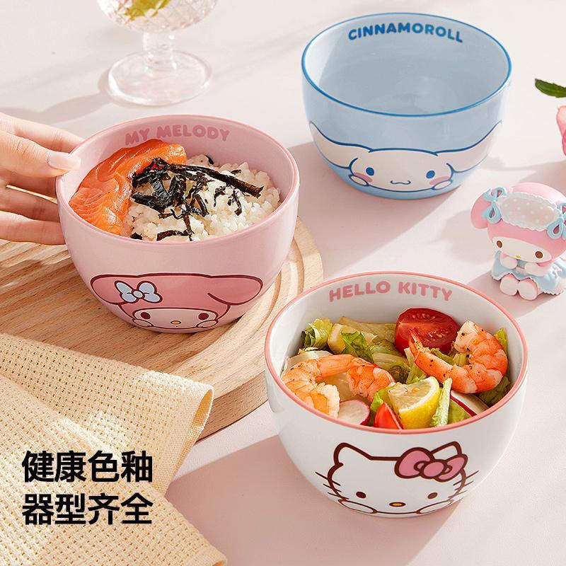 Graby2023  Bát Gốm Sanrio Ăn Cơm Mì Ăn Mì Ăn Cơm Làm Quà Tặng Đơn Giản Dễ Thương Cho Trẻ Em Bán Chạy
