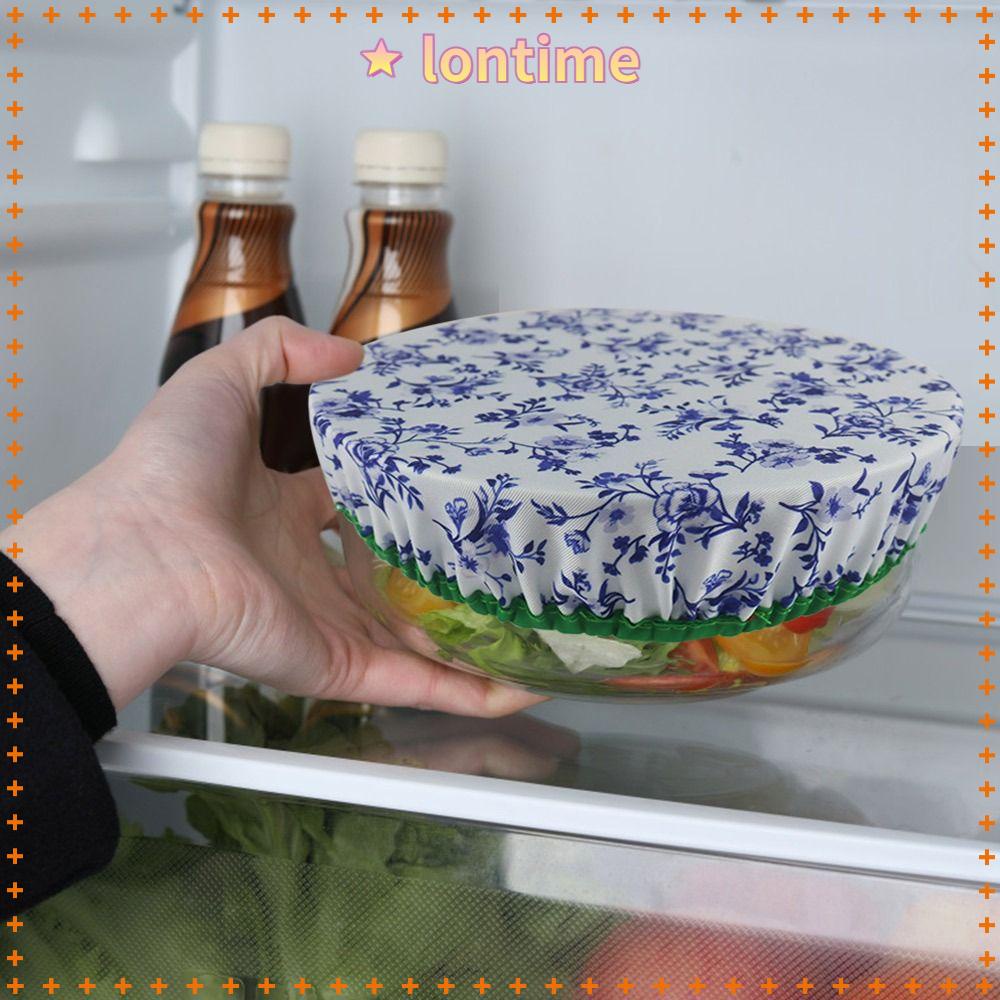 LONTIME Bộ 3 Vỏ Bọc Bảo Quản Thực Phẩm Co Giãn Tiện Lợi