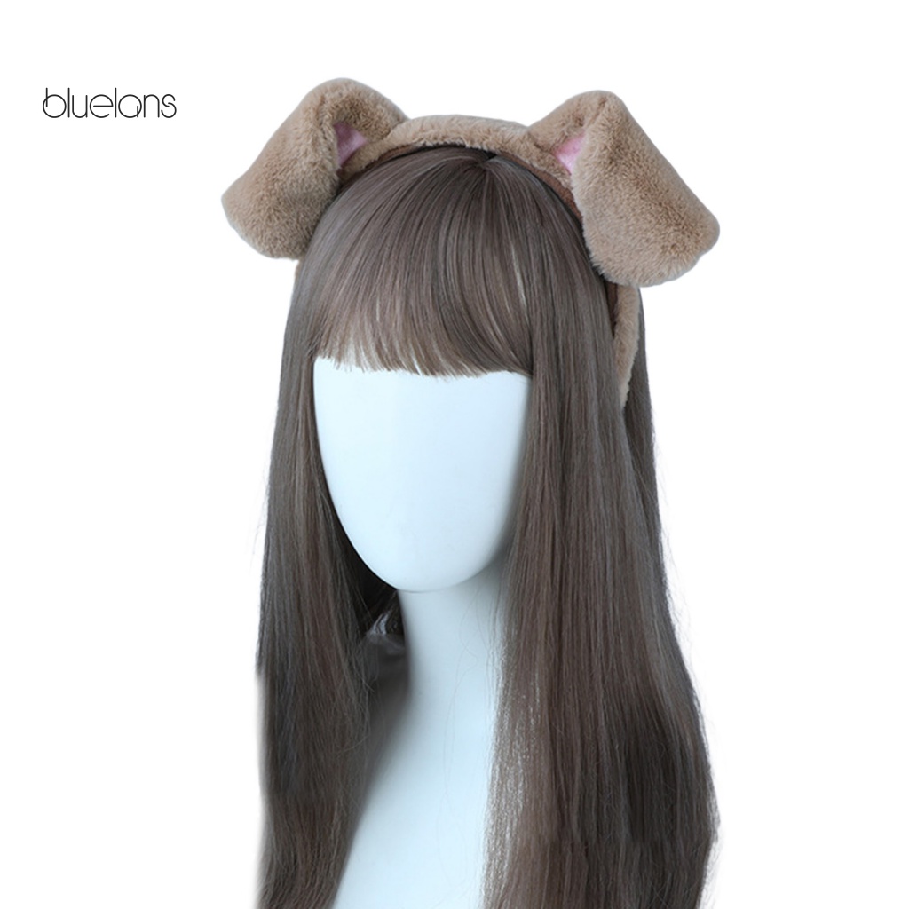 Băng Đô Tai Thú Nhồi Bông Họa Tiết Chấm Bi Dễ Thương Cho Người Lớn Và Trẻ Em