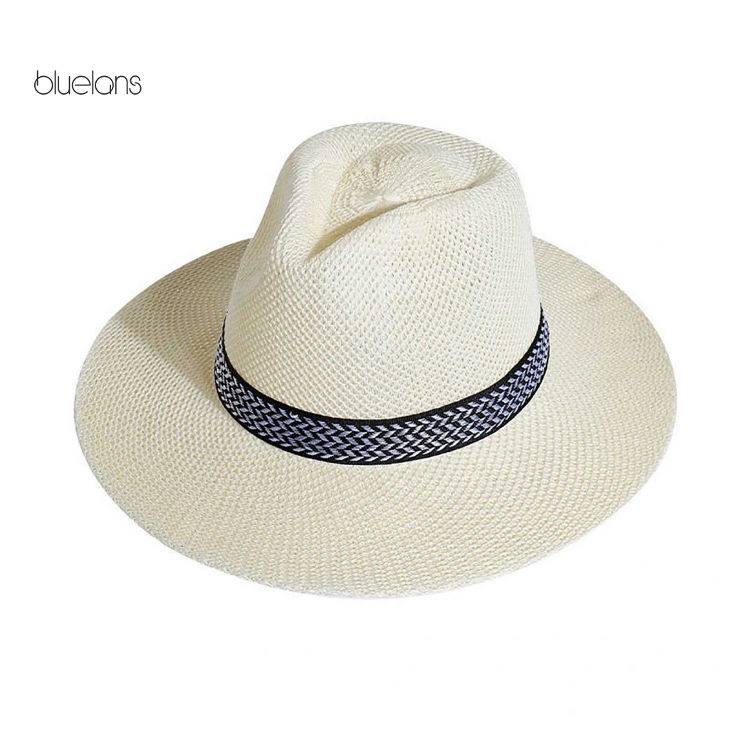 Mũ Rộng Vành Chống Nắng Chất Liệu Thân Thiện Với Da Thời Trang Đi Biển Mùa Hè Cho Nam