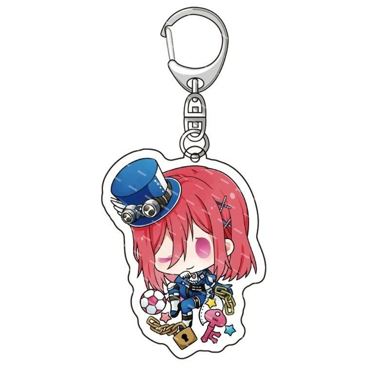 Móc khóa BLUE LOCK t iền đạo số 1 ver BALL AND KEY in hình anime chibi mica trong acrylic keyring dễ thương