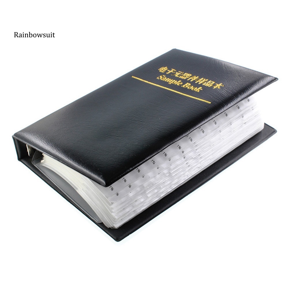 Sách Đựng 8500 Mẫu Điện Trở Chip 0201 0402 0603 SMD 170 Giá Trị Chuyên Dụng