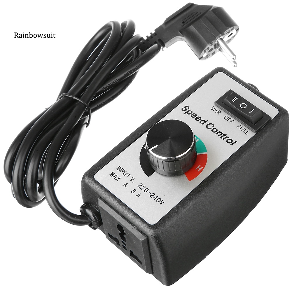 Bộ Điều Chỉnh Tốc Độ Động Cơ Điện Tử 220-240V 8A Cho Máy Bơm Đèn