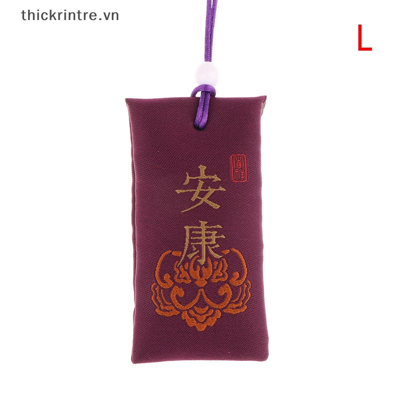 Túi Cầu Nguyện May Mắn Thêu Họa Tiết Độc Đáo Treo Chìa Khóa / Túi May Mắn