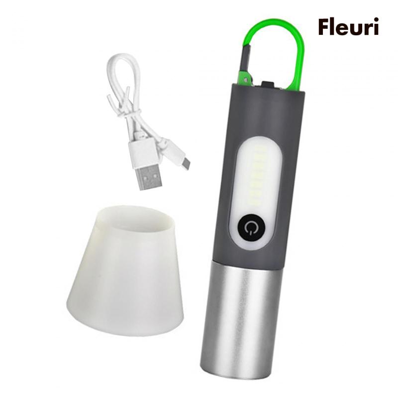 Móc Khóa Đèn Pin 4 Chế Độ Tiện Lợi