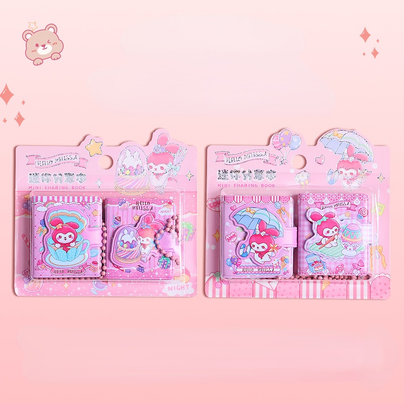 Sổ Tay Bỏ Túi Mini Họa Tiết Hoạt Hình Dễ Thương Dành Cho Nữ