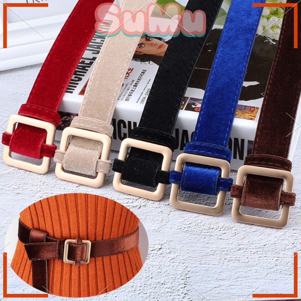 SUMU Thắt Lưng Nhung Thắt Nút Thời Trang Cho Đầm / Áo Khoác