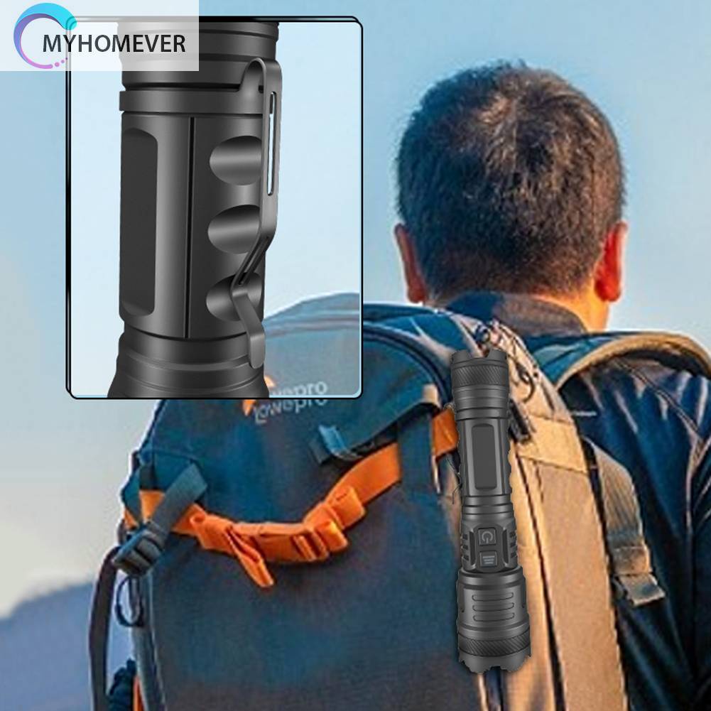 Đèn Pin Chống Nước IPX4 1200LM 30W LED Có Thể Sạc Lại Bằng Cổng USB